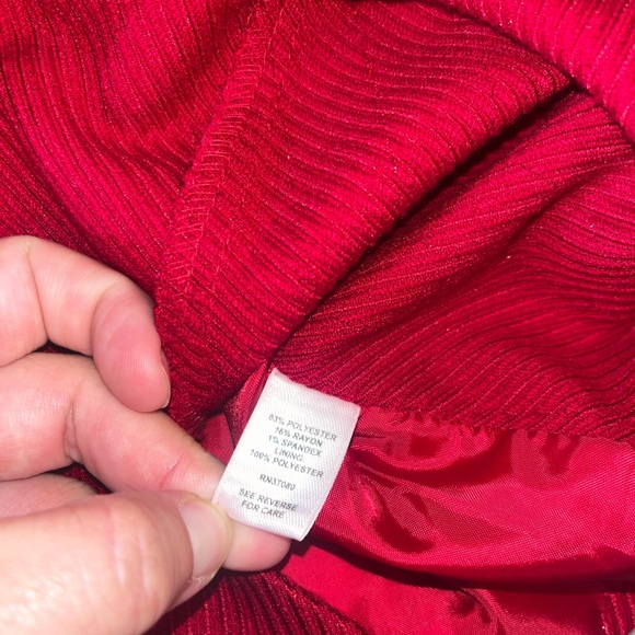 Women's Red Jacket - Picture 3 of 4